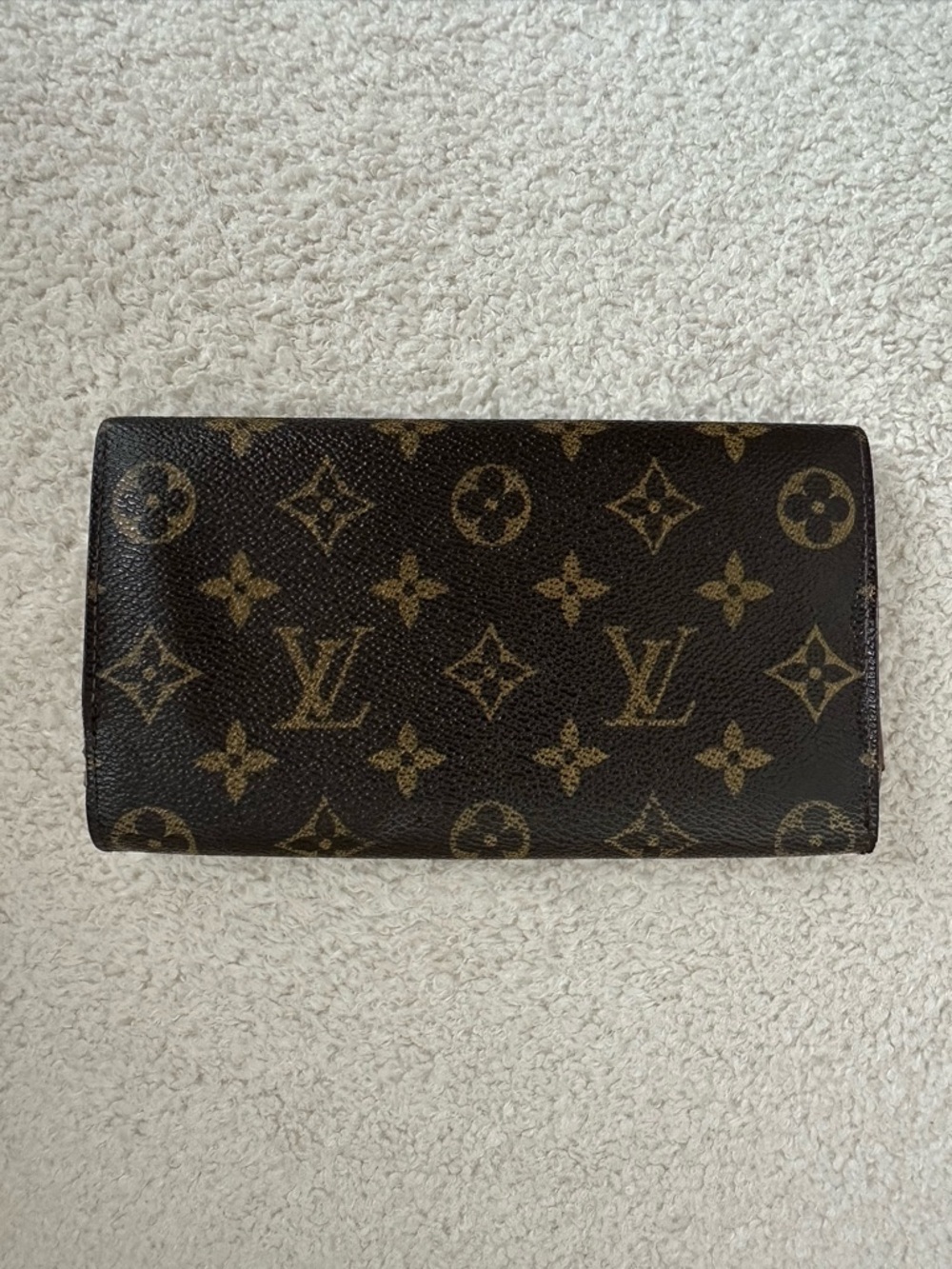 Louis Vuitton Monogram Sarah Long Wallet - Dark Brown & Gold - Picture 2 of 8